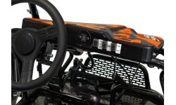 Gokart spalinowy Lucky Seven Lift, dwuosobowy, pomarańczowy