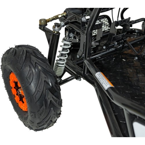 Gokart spalinowy Lucky Seven Lift, dwuosobowy, pomarańczowy
