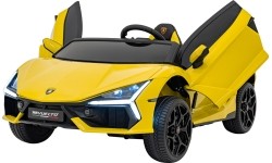 Pojazd elektryczny Lamborghini Revuelto XL, żółty