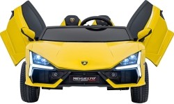 Pojazd elektryczny Lamborghini Revuelto XL, żółty