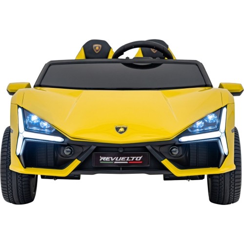 Pojazd elektryczny Lamborghini Revuelto XL, żółty