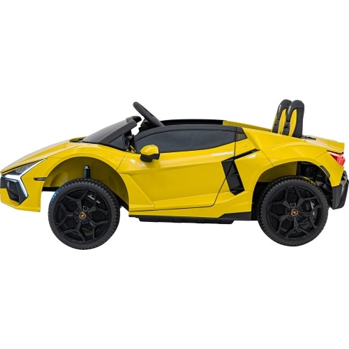 Pojazd elektryczny Lamborghini Revuelto XL, żółty