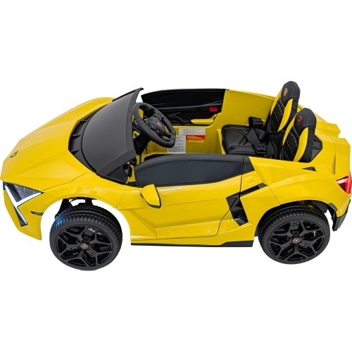 Pojazd elektryczny Lamborghini Revuelto XL, żółty