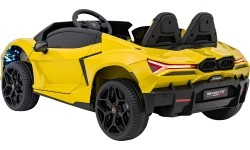 Pojazd elektryczny Lamborghini Revuelto XL, żółty