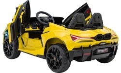 Pojazd elektryczny Lamborghini Revuelto XL, żółty