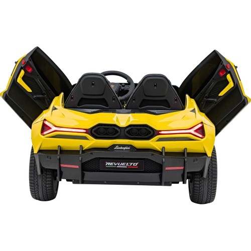 Pojazd elektryczny Lamborghini Revuelto XL, żółty