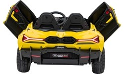 Pojazd elektryczny Lamborghini Revuelto XL, żółty