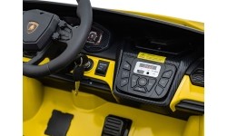 Pojazd elektryczny Lamborghini Revuelto XL, żółty