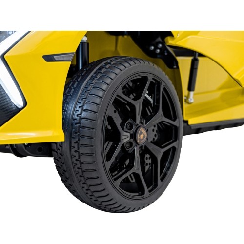 Pojazd elektryczny Lamborghini Revuelto XL, żółty