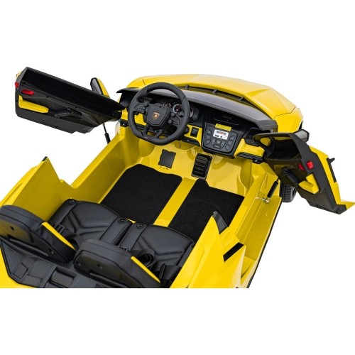 Pojazd elektryczny Lamborghini Revuelto XL, żółty