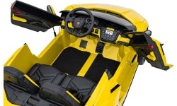 Pojazd elektryczny Lamborghini Revuelto XL, żółty