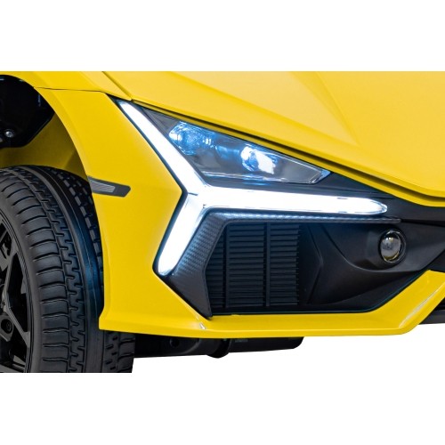 Pojazd elektryczny Lamborghini Revuelto XL, żółty