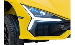Pojazd elektryczny Lamborghini Revuelto XL, żółty