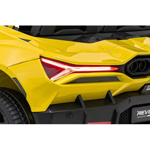 Pojazd elektryczny Lamborghini Revuelto XL, żółty