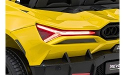 Pojazd elektryczny Lamborghini Revuelto XL, żółty
