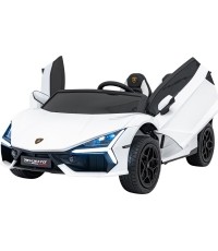 Pojazd elektryczny Lamborghini Revuelto XL STRONG, biały