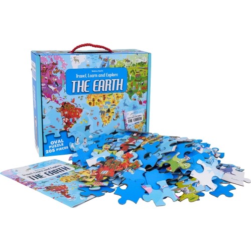 Puzzle Ziemia, 205 elementów