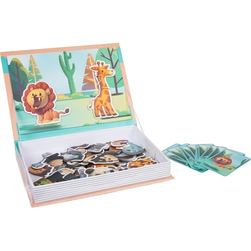 Puzzle magnetyczne z książeczką „Safari"