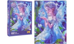 Puzzle 100 elementów Księżniczka niebieskie
