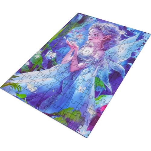 Puzzle 100 elementów Księżniczka niebieskie