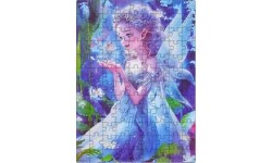 Puzzle 100 elementów Księżniczka niebieskie