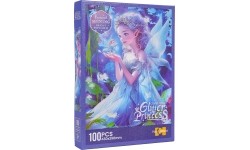 Puzzle 100 elementów Księżniczka niebieskie