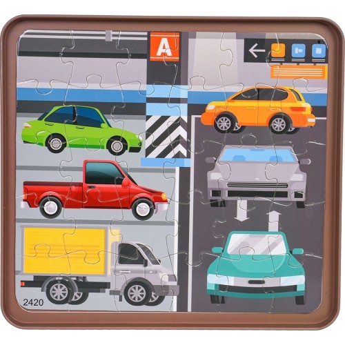 Zestaw puzzli magnetycznych „Miasto“