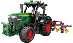 Klocki konstrukcyjne Zielony Traktor z akcesoriami, 1828 elementów