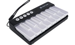 Mata muzyczna pianino, czarna