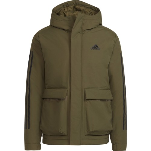 Adidas kurtka męska z kapturem, zielona GT1691