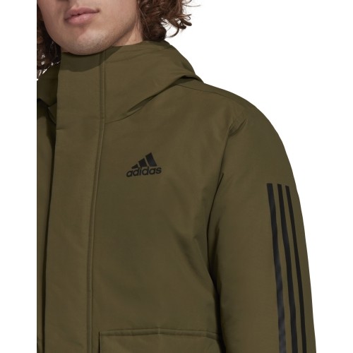 Adidas kurtka męska z kapturem, zielona GT1691