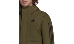 Adidas kurtka męska z kapturem, zielona GT1691