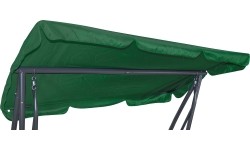 Zapasowe zadaszenie do huśtawki ogrodowej 8011, zielone, 220x117 cm