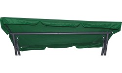 Zapasowe zadaszenie do huśtawki ogrodowej 8011, zielone, 220x117 cm