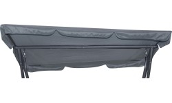 Zapasowy materiał na daszek do huśtawki ogrodowej 8011, szary
