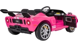 Pojazd elektryczny Ford GT, różowy