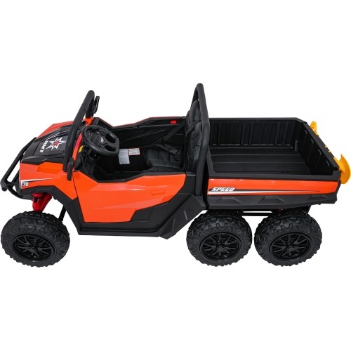 Pojazd elektryczny Farmer Truck X-POWER, pomarańczowy