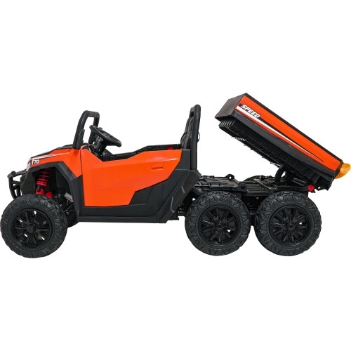 Pojazd elektryczny Farmer Truck X-POWER, pomarańczowy