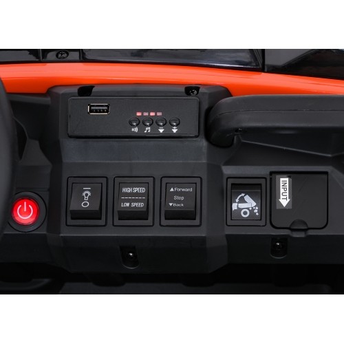 Pojazd elektryczny Farmer Truck X-POWER, pomarańczowy