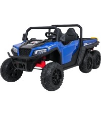 Traktor z przyczepą Farmer Truck X-POWER, niebieski
