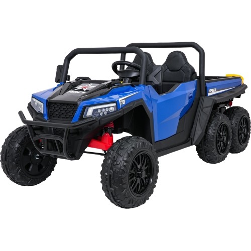 Traktor z przyczepą Farmer Truck X-POWER, niebieski