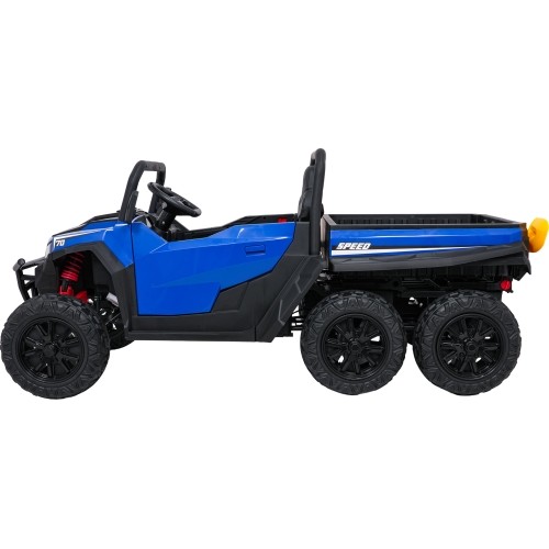 Traktor z przyczepą Farmer Truck X-POWER, niebieski
