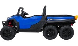 Traktor z przyczepą Farmer Truck X-POWER, niebieski