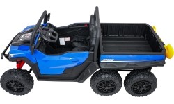 Traktor z przyczepą Farmer Truck X-POWER, niebieski