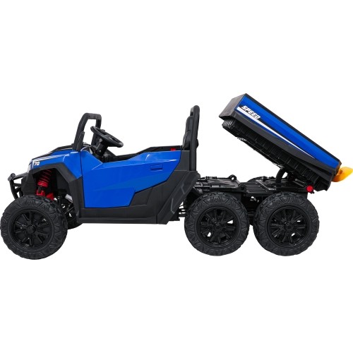 Traktor z przyczepą Farmer Truck X-POWER, niebieski