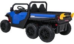 Traktor z przyczepą Farmer Truck X-POWER, niebieski