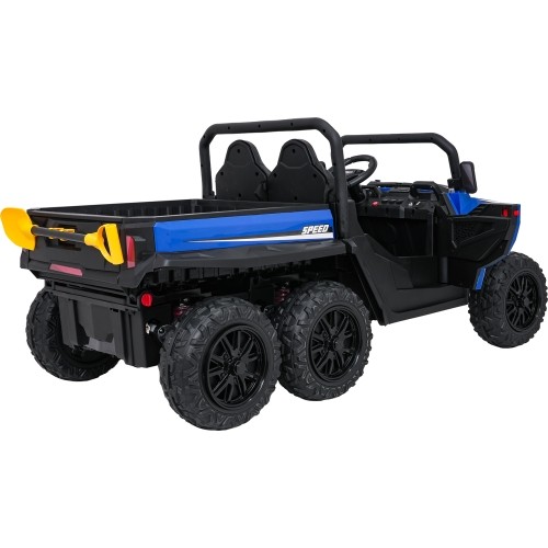 Traktor z przyczepą Farmer Truck X-POWER, niebieski