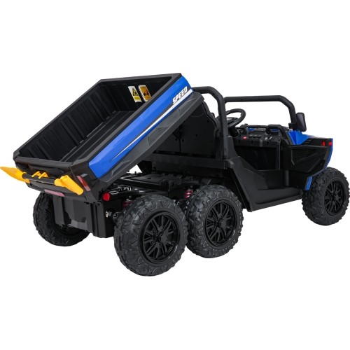 Traktor z przyczepą Farmer Truck X-POWER, niebieski
