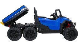 Traktor z przyczepą Farmer Truck X-POWER, niebieski