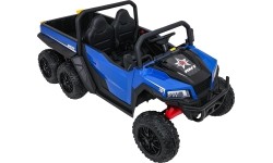 Traktor z przyczepą Farmer Truck X-POWER, niebieski